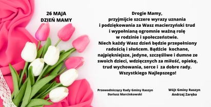 Plakat: Życzenia z okazji Dnia Mamy
