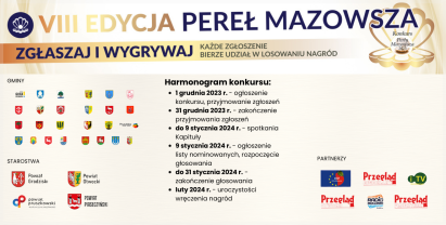 Zapraszamy do udziału w VIII edycji Pereł Mazowsza!