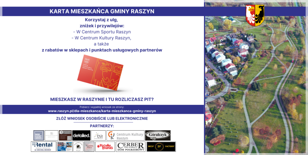 Karta Mieszkańca Gminy Raszyn - Partnerzy Programu